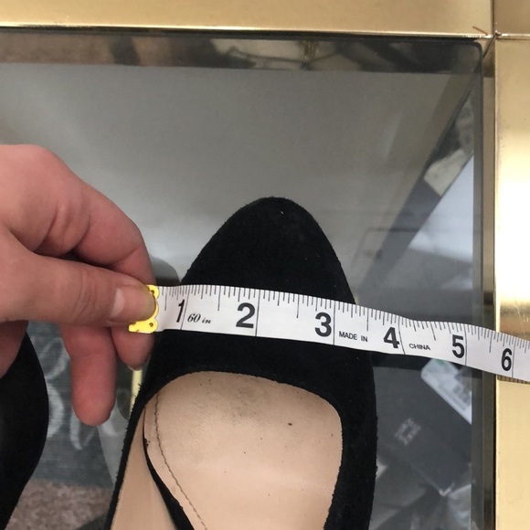 Prada black suede 5inch stiletto pump size 9 - Picture 6 of 12
